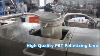 High-Efficiency PET Flakes & Virgin Chips Pelletizing Line | Strand Pelletizing Process
